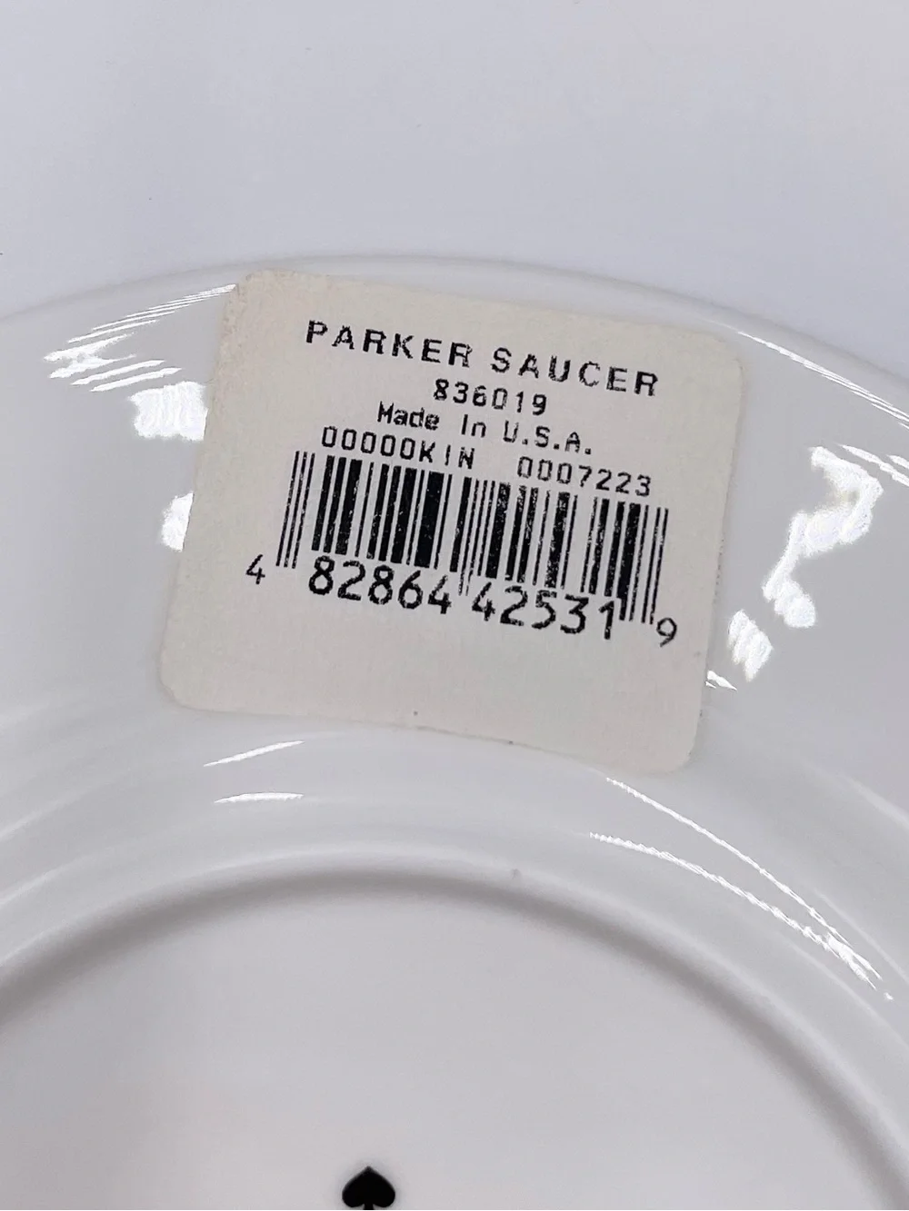 NEW Lenox Kate Spade Parker Place Saucer Set of 9 Plates Bone China Made in USA